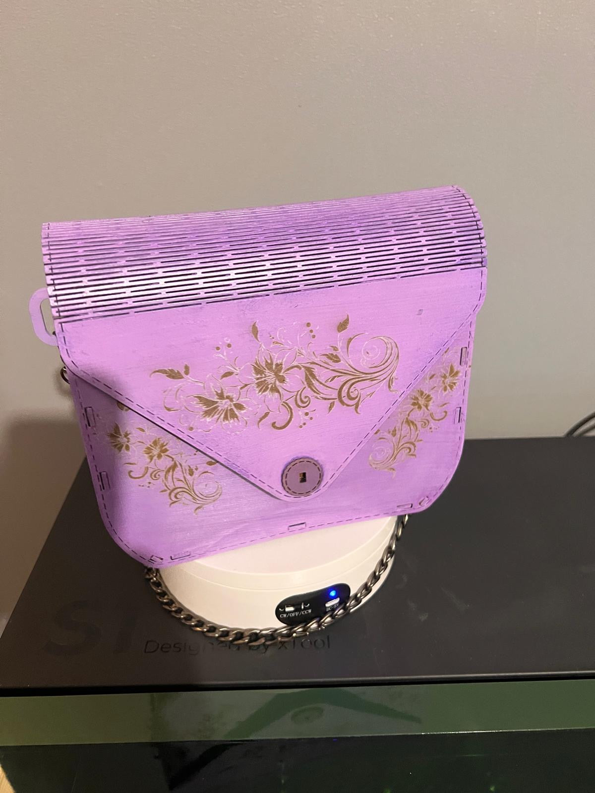 Sac bandoulière en bois